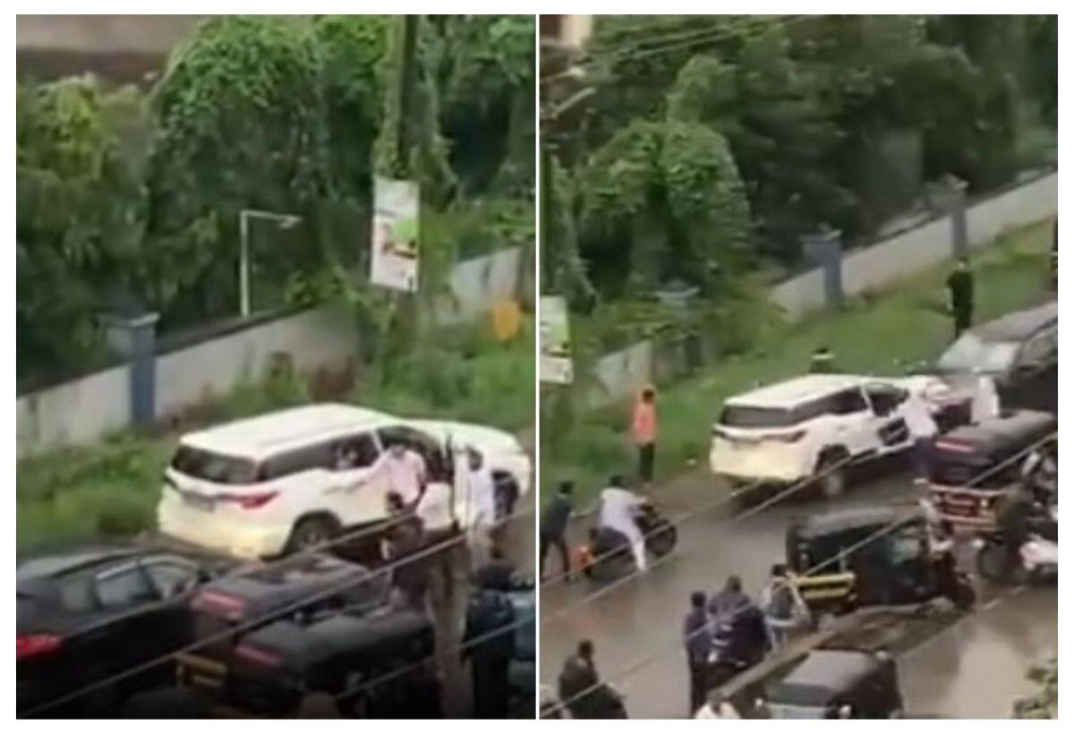 Thane Road Rage: सनकी बेटे ने अपने परिवार को SUV से कुचला, यू-टर्न कर ...
