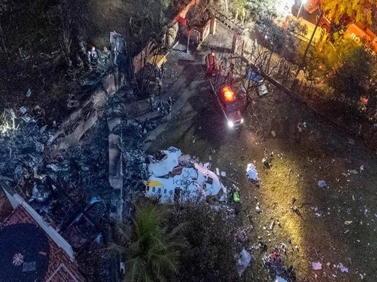 Brazil Plane Crash: ब्राजील के साओ पाउलो में पैसेंजर प्लेन क्रैश, सभी 61 यात्रियों की मौत Brazil Plane Crash: ब्राजील के साओ पाउलो में पैसेंजर प्लेन क्रैश, सभी 61 यात्रियों की मौत