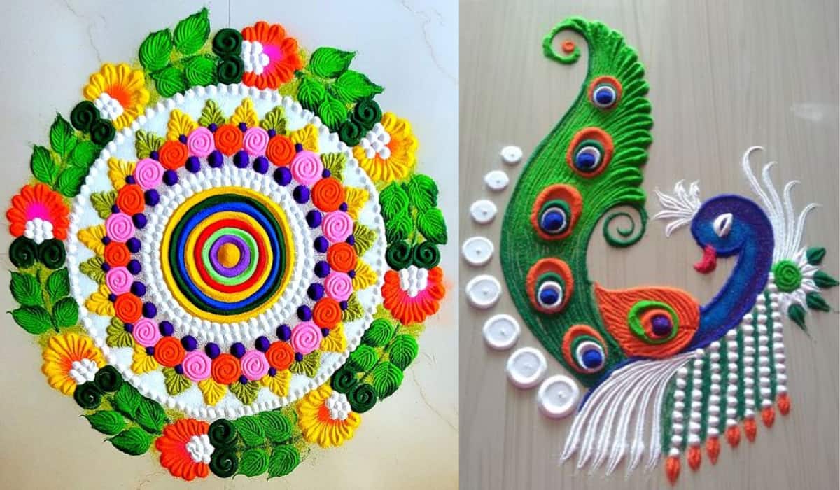 Diwali 2025 Rangoli Designs: असानी से बनाएं दीया और फूलों वाली रंगोली, हर जगह लगेगी खूबसूरत