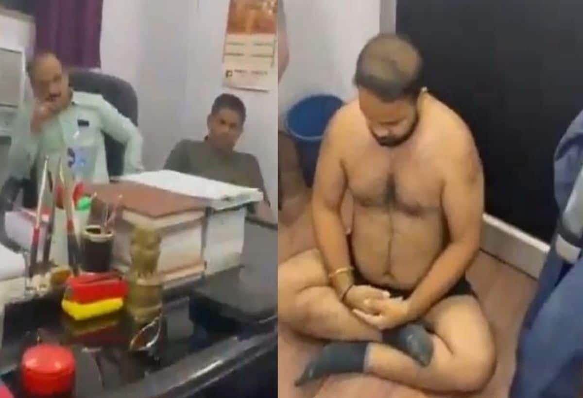Video: गाजियाबाद के GST ऑफिस में कारोबारी ने उतारे कपड़े, घूस मांगने का लगाया आरोप, धरने पर बैठा, वीडियो वायरल Video: गाजियाबाद के GST ऑफिस में कारोबारी ने उतारे कपड़े, घूस मांगने का लगाया आरोप, धरने पर बैठा, वीडियो वायरल