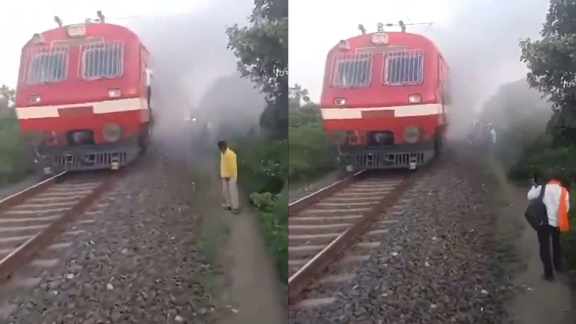 MP Train Fire: चलती ट्रेन में लगी भीषण आग, जान बचाने के लिए गाड़ी से कूद पड़े यात्री MP Train Fire: चलती ट्रेन में लगी भीषण आग, जान बचाने के लिए गाड़ी से कूद पड़े यात्री