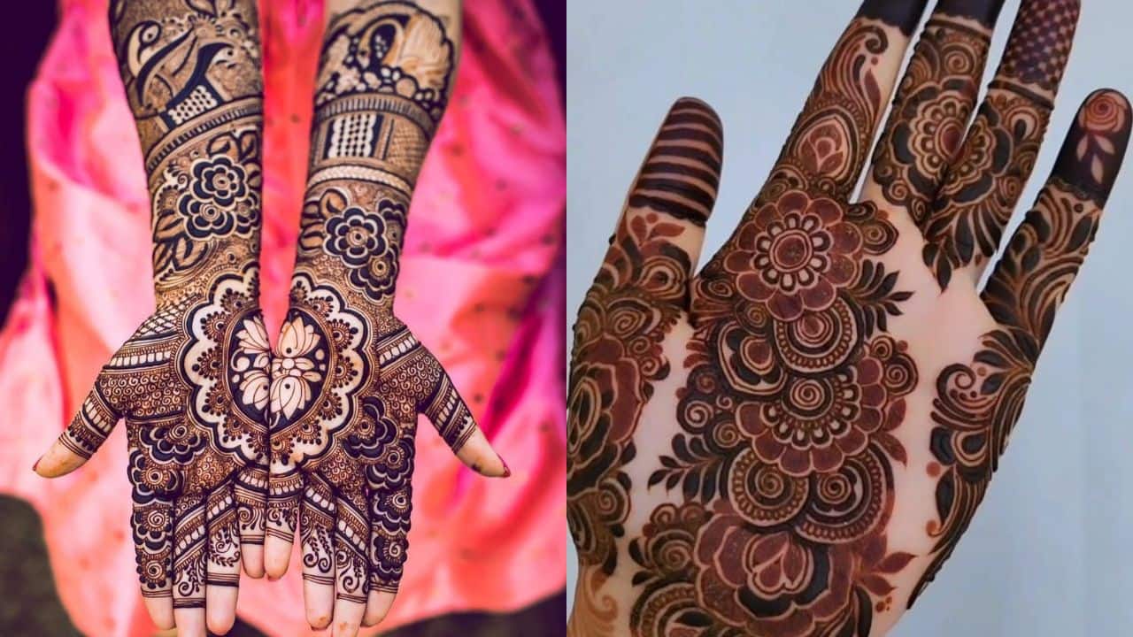 Karwa Chauth Mehandi Design: भरे-भरे हाथों के लिए मेहंदी डिजाइन, इन 4 टिप्स में मेहंदी का रंग कीजिए पक्का