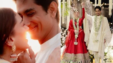 अदिति राव हैदरी और सिद्धार्थ ने 400 साल पुराने मंदिर में सिंपल शादी करने के बाद अब अपने खास की नई फोटोज सोशल मीडिया पर शेयर की हैं।(image source: instagram)