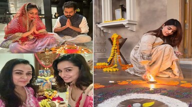 31 अक्टूबर को देशभर में रोशनी का त्योहार दिवाली मनाया गया। इस खास मौके पर बॉलीवुड और साउथ फिल्म इंडस्ट्री की हस्तियों ने अपने फैंस को शुभकामनाएं दीं।