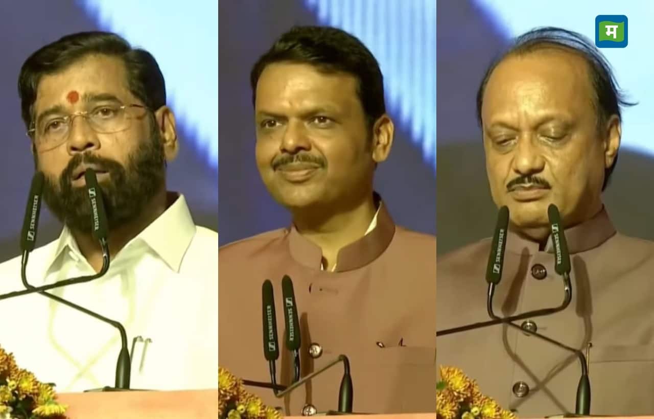 Maharashtra CM Oath Ceremony Live: देवेंद्र फडणवीस, एकनाथ शिंदे और अजित पवार का हुआ राजतिलक, तीनों ने ली शपथ
