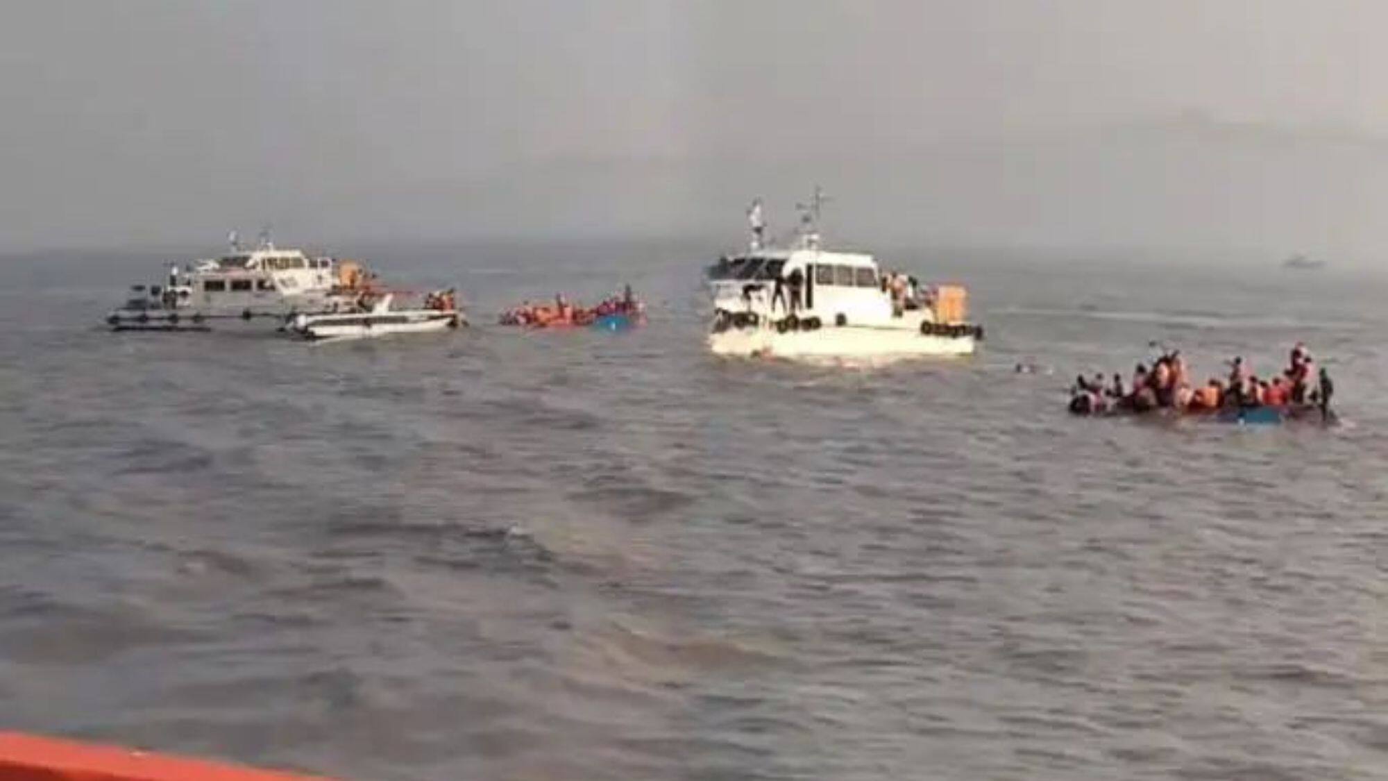 Mumbai Boat Capsizes: मुंबई में गेटवे के पास बड़ा हादसा, एलीफेंटा द्वीप के पास पलटी फेरी नाव, 1 की मौत, 5 यात्री लापता