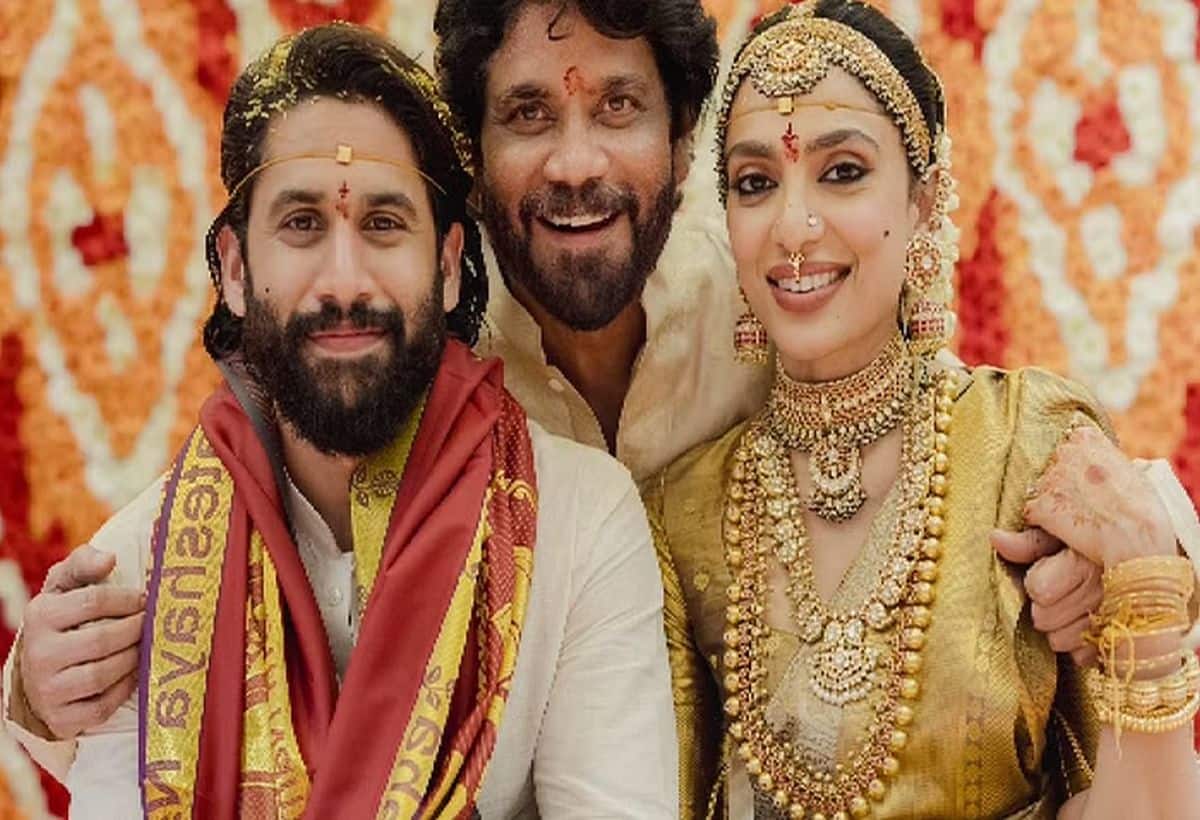 Naga-Sobhita Wedding: नागा चैतन्य की दुल्हन बनीं शोभिता धुलिपाला, यहां देखें शादी की तस्वीरें