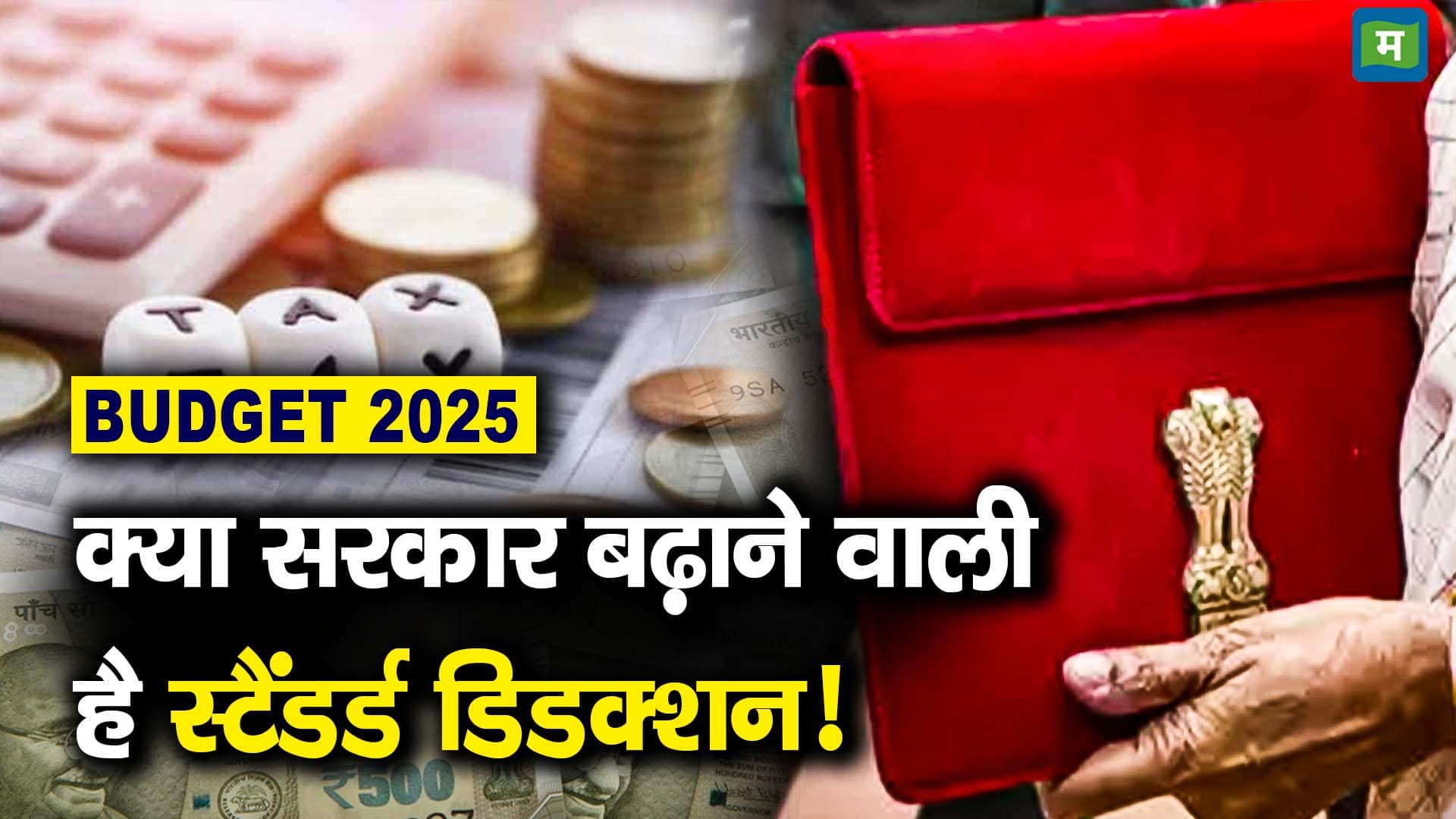 Budget 2025 : क्या सरकार बढ़ाने वाली है स्टैंडर्ड डिडक्शन!