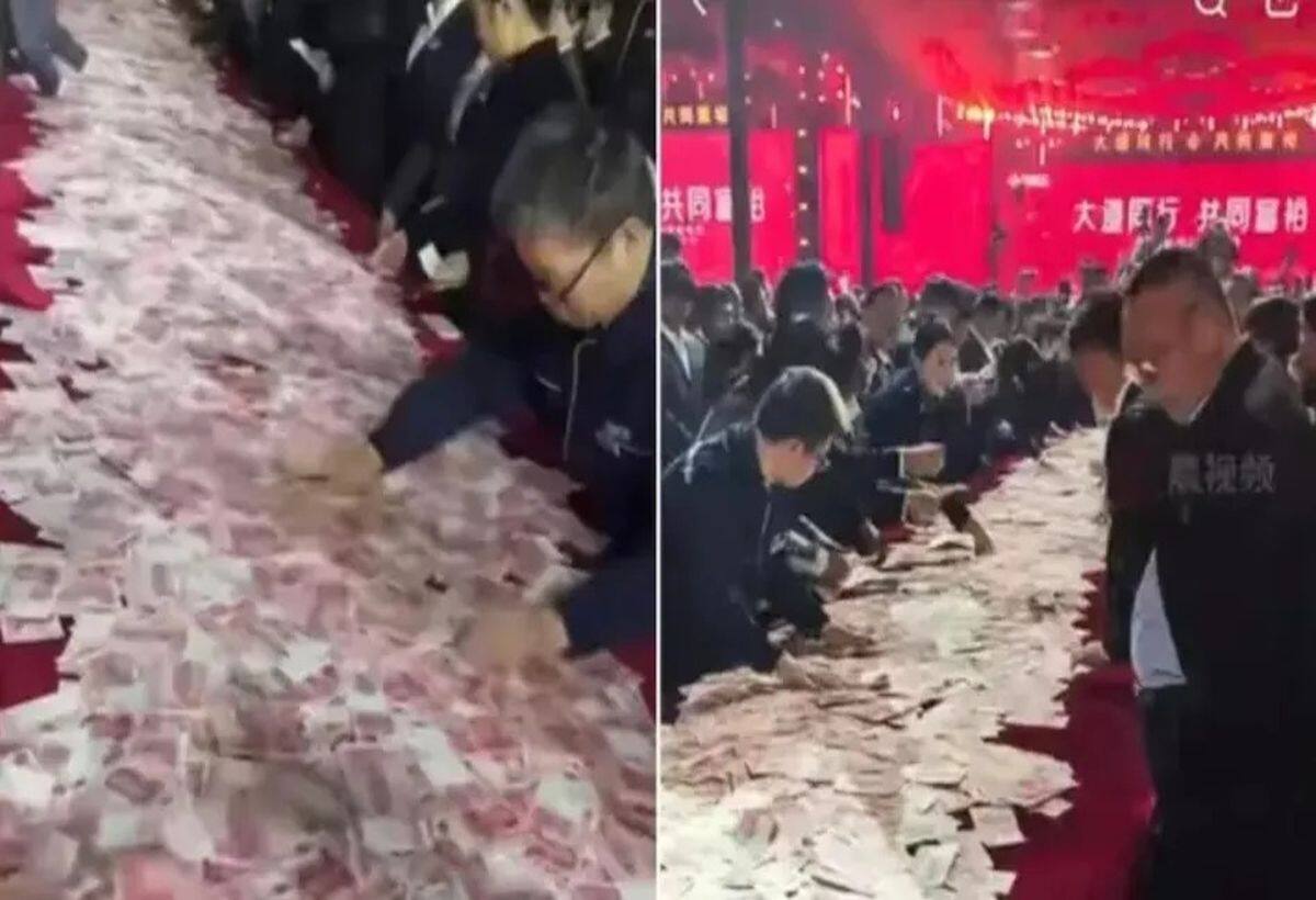 Viral Video: इस कंपनी ने कर्मचारियों को दिया बोनस, लोग बोरों में भरकर ले गए नोट, यहां देखें वीडियो