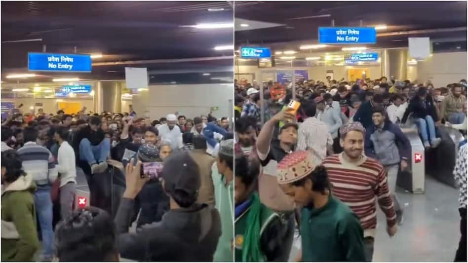 Viral Video : जामा मस्जिद मेट्रो स्टेशन पर हुड़दंग का वीडियो वायरल, अब मामले पर DMRC ने लिया ये बड़ा एक्शन