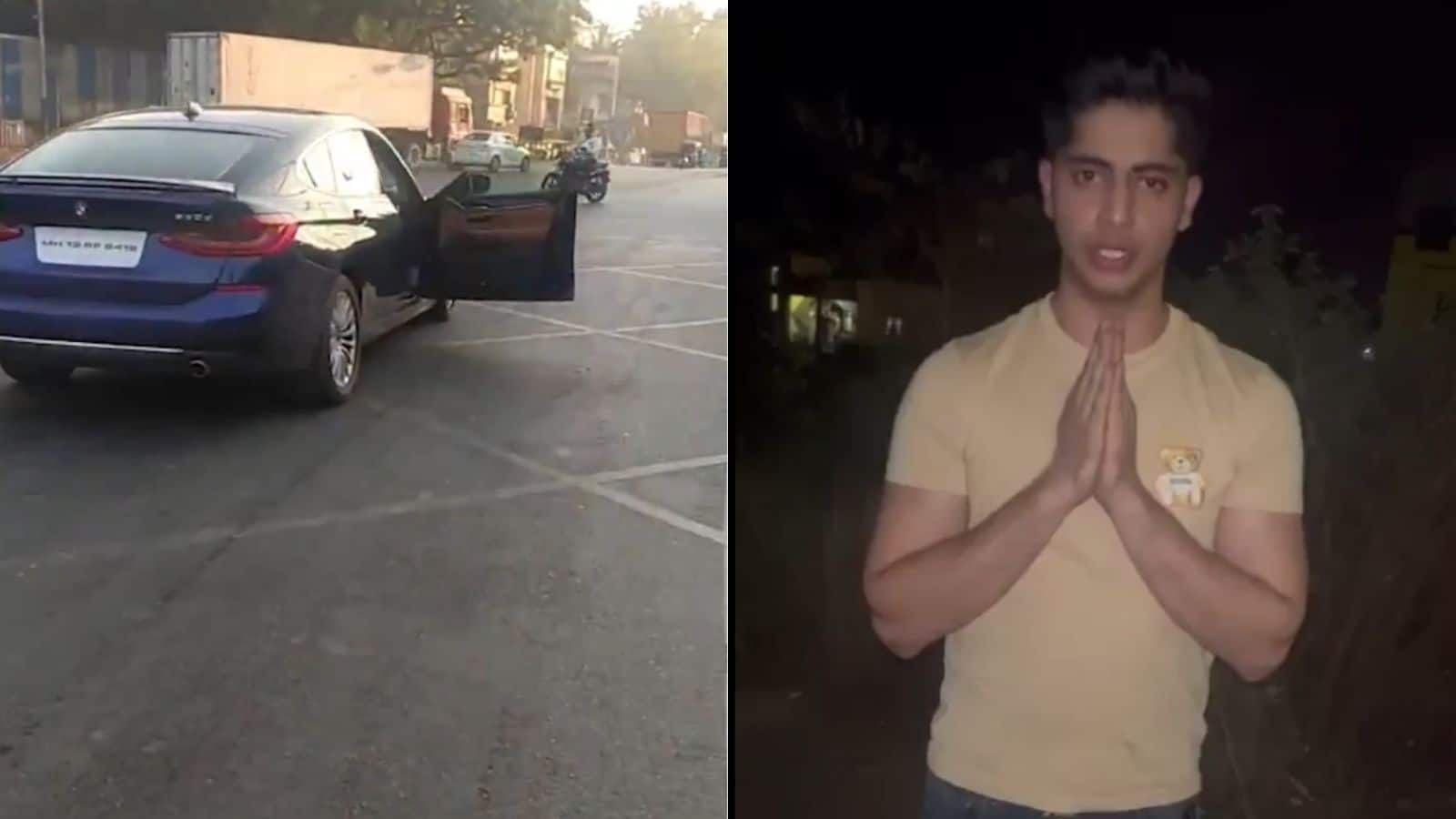 'प्लीज मुझे माफ कर दो' BMW से उतरकर ट्रैफिक जंक्शन पर किया पेशाब, अब आई अकल ठिकाने 'प्लीज मुझे माफ कर दो' BMW से उतरकर ट्रैफिक जंक्शन पर किया पेशाब, अब आई अकल ठिकाने