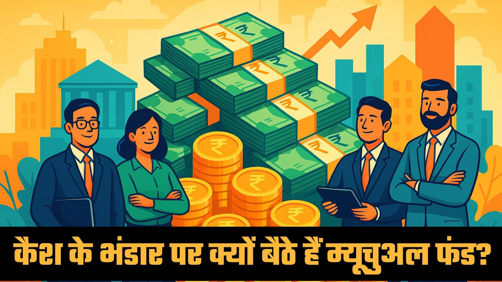 म्यूचुअल फंड्स के पास कितनी है कैश होल्डिंग, अब किन सेक्टर में लगा रहे पैसा?