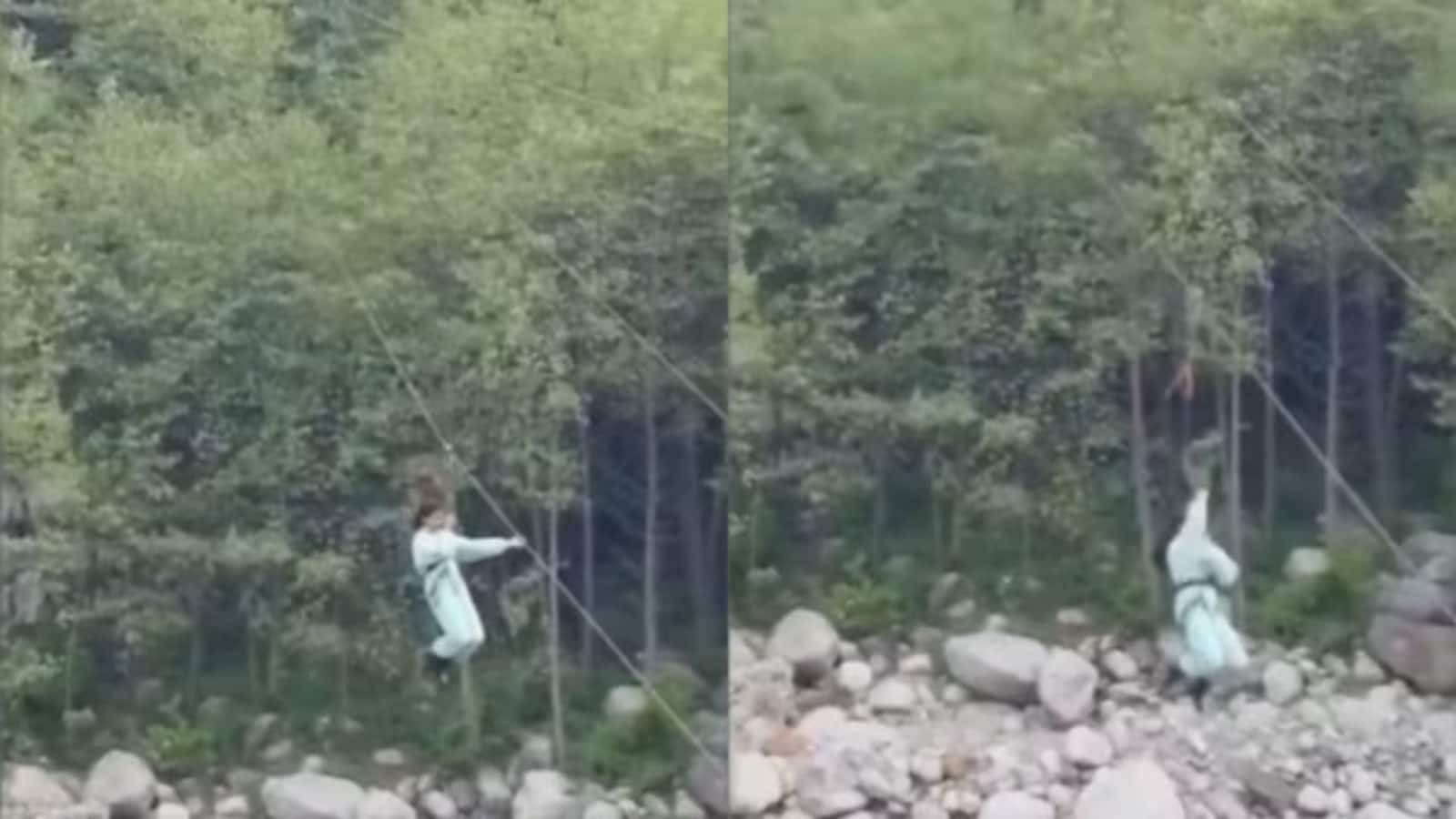 National-मनाली में जिप लाइन टूटने से 30 फीट गहरी खाई में गिरी 12 साल की बच्ची, दिल दहला देगा वीडियो! – #INA
