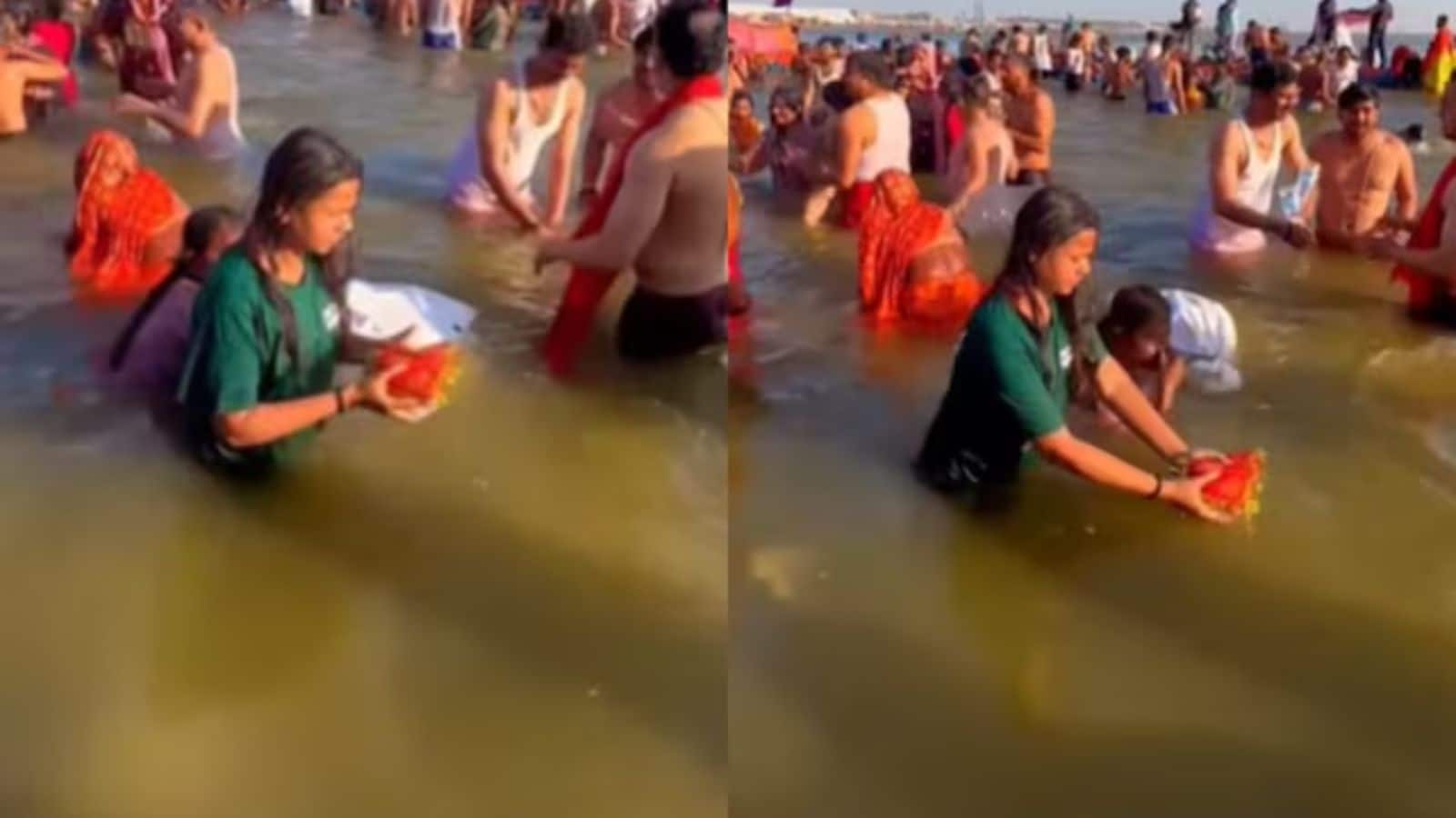 'असंभव!' लड़की ने गंगा मइया को चढ़ाया नारियल, 'पलक झपकते ही मन्नत पूरी'! देखें मजेदार Video