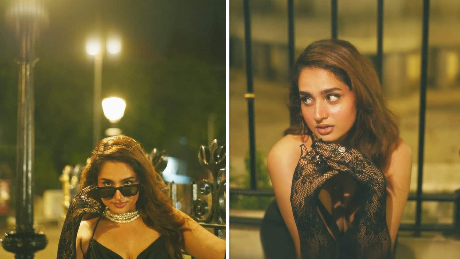 आयशा खान की अदाओं के साथ-साथ उनकी ब्लैक डीपनेक ड्रेस फैंस को बेहद पसंद आ रही है।