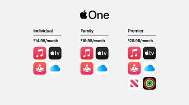 Apple One एक तरह का बंडल प्लान है। इसमें आपको Apple के सभी जरूरी ऐप जैसे- Apple Music, Apple TV+ और Apple Arcade एक साथ मिल जाते है।
