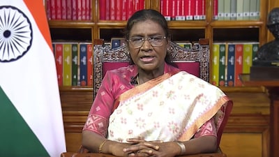 राष्ट्रपति द्रौपदी मुर्मू ने गणतंत्र दिवस की पूर्व संध्या पर देश को संबोधित किया।