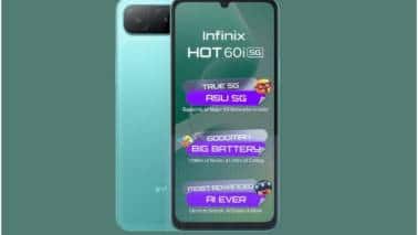 Infinix Hot 60i 5G के फीचर्स और स्पेसिफिकेशन्स Infinix Hot 60i 5G में 6.75-inch HD+ डिस्प्ले दिया गया है जिसका रेजोल्यूशन 720x1600 पिक्सल है। फोन 20:9 आस्पेक्ट रेशियो, 670 निट्स पीक ब्राइटनेस, 120Hz स्क्रीन रिफ्रेश रेट, 240Hz टच सैंपलिंग रेट और 90.3% स्क्रीन-टू-बॉडी रेशियो ऑफर करता है। यह फोन डुअल-टोन डिजाइन लैंग्वेज के साथ आता है और इसमें IP64 रेटिंग के साथ TÜV सर्टिफिकेशन भी है जो 5 साल तक लैग-फ्री एक्सपीरियंस का वादा करता है।