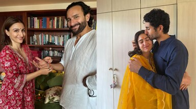 इंस्ट्राग्राम पर शेयर की गई फोटो में एक्ट्रेस का पूरा परिवार एक साथ रक्षाबंधन का त्योहार मनाते हुए दिखाई दे रहे हैं। (Photo:Sara Instagram)
