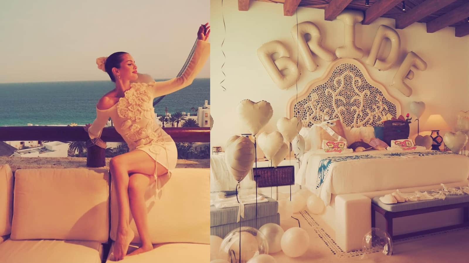 Selena Gomez bachelorette party: ब्राइडल वेल से लेकर बीच साइड डिनर तक, सेलेना गोमेज ने शेयर की बैचलर पार्टी की खूबसूरत फोटोज