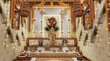 जन्माष्टमी का त्योहार भगवान कृष्ण के जन्म का उल्लास लेकर आता है और इसे मनाने के लिए घर और मंदिर को सुंदर सजाना एक खास परंपरा है। 
