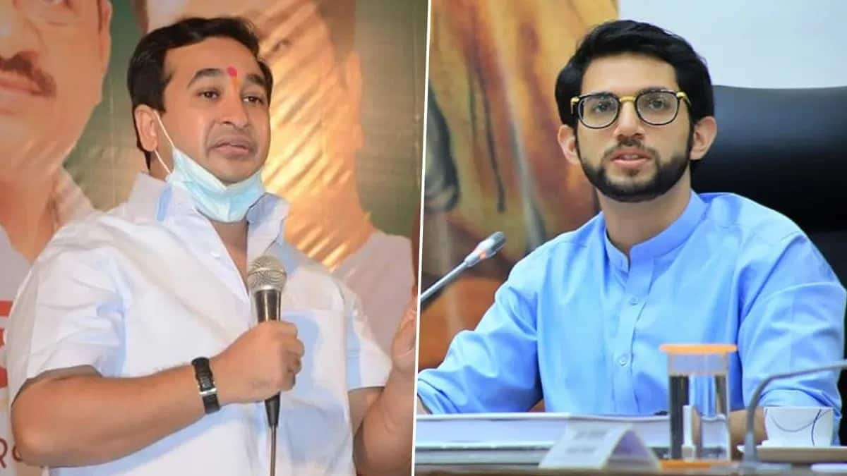 IND vs PAK: 'बुर्का पहनकर भारत-पाकिस्तान का मैच देखेंगे आदित्य ठाकरे', महाराष्ट्र के मंत्री नितेश राणे का बयान