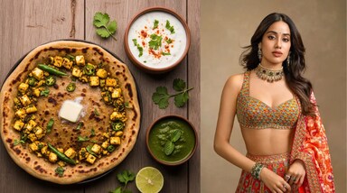 डाइट में स्वाद और हेल्थ बैलेंस करना मुश्किल होता है, लेकिन जाह्नवी ने बादाम-फ्लैक्स सीड का आटा और हाई-प्रोटीन पनीर के संयोजन से इसे सुपर-हेल्दी और ग्लूटन-फ्री बना दिया है।
