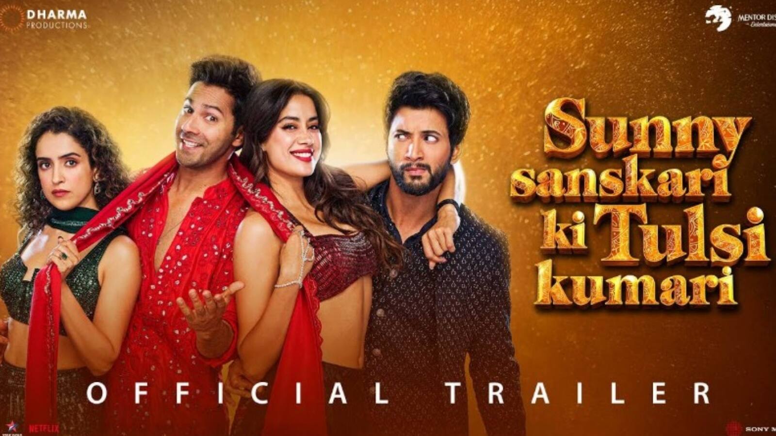 Sunny Sanskari Ki Tulsi Kumari Trailer: जान्हवी और वरुण धवन के रोमांस में लगेगा कॉमेडी का लगेगा तड़का, फैंस को बेहद पसंद आया फिल्म का ट्रेलर