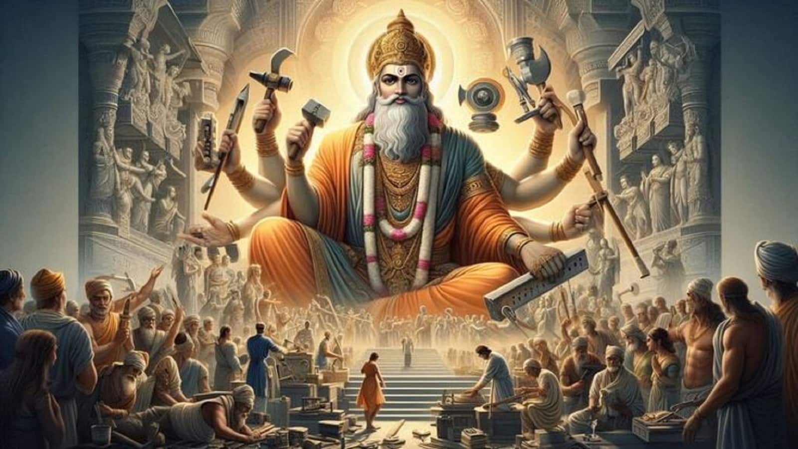 Vishwakarma Pooja 2025:17 सितंबर को की जाएगी सृष्टि के इंजीनियर की पूजा, इन मंत्रों के जाप से दूर होगी आर्थिक तंगी