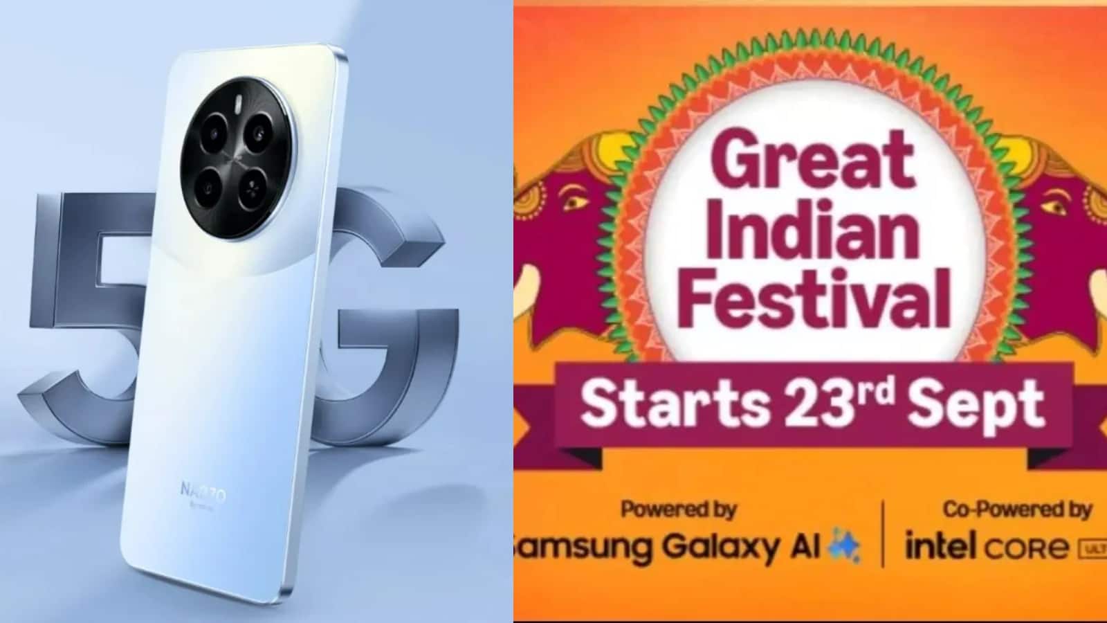 Amazon Great Indian Festival Sale 2025: अर्ली डील में 5G फोन की कीमत गिरी, ₹9000 से भी कम में मिल रहा स्मार्टफोन