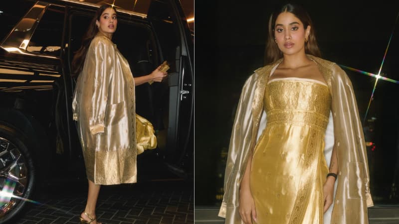 Jahnvi Kapoor: TIFF में Janhvi Kapoor ने Prada के साड़ी लुक से रचा नया फैशन इतिहास, गोल्डन परी सी लगीं एक्ट्रेस