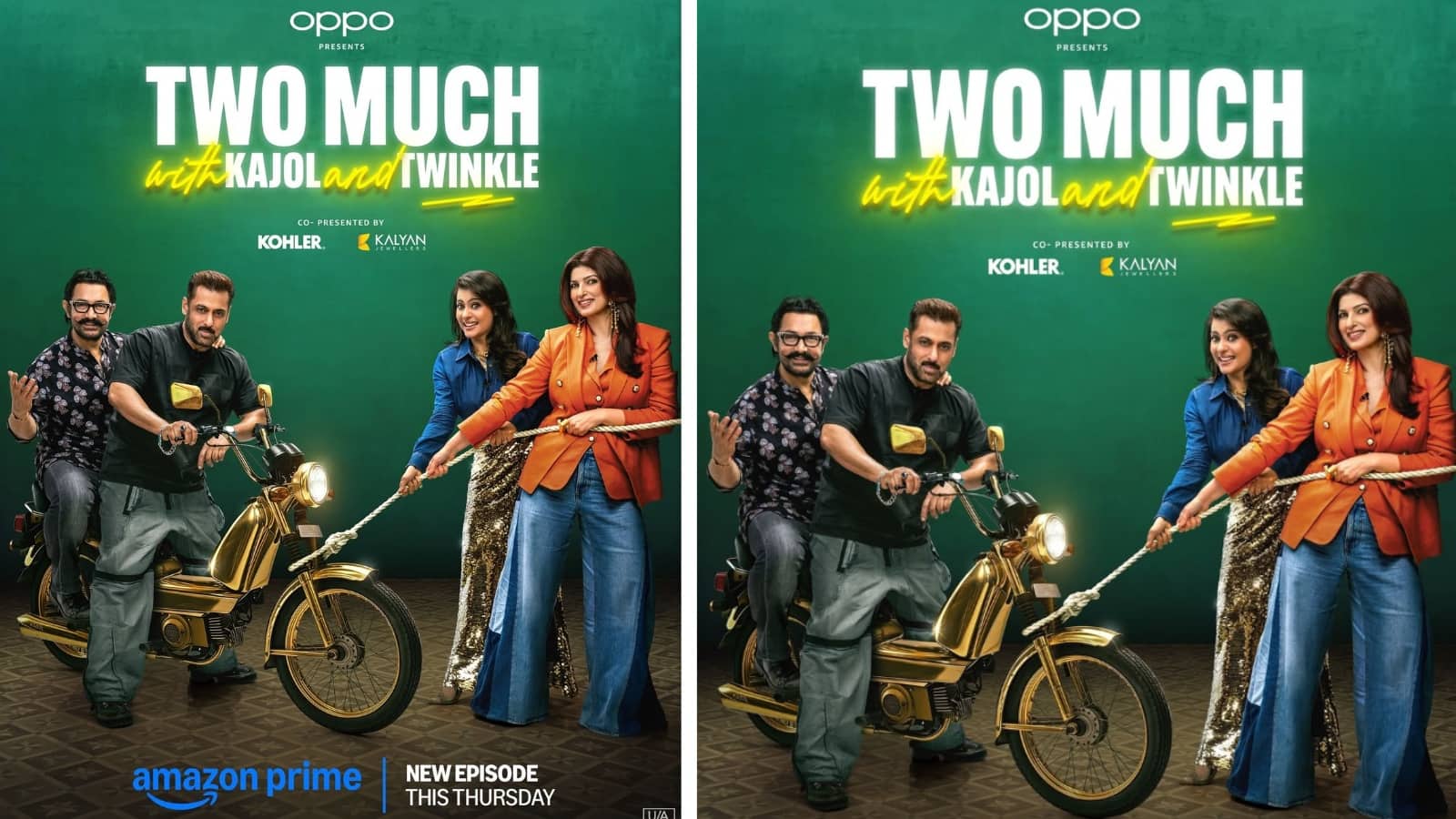 Too Much with Kajol and Twinkle: 'टू मच विद काजोल एंड ट्विंकल' के प्रीमियर एपिसोड में लगेगा एंटरटेनमेंट का तड़का, सलमान खान-आमिर करते दिखेंगे मस्ती