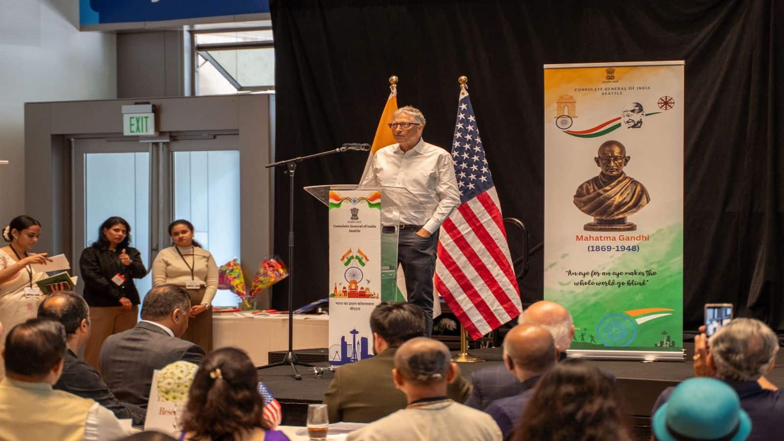 Gandhi Jayanti: गांधी जयंती के अवसर पर अमेरिका में मनाया गया 'भारत दिवस', गेट्स फाउंडेशन के प्रमुख Bill Gates हुए शामिल