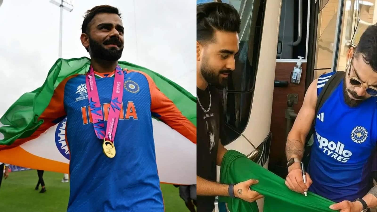 IND vs AUS: ऑस्ट्रेलिया में पाकिस्तानी झंडे पर ऑटोग्राफ दे रहे हैं विराट कोहली? जानें इस वायरल तस्वीर का सच IND vs AUS: ऑस्ट्रेलिया में पाकिस्तानी झंडे पर ऑटोग्राफ दे रहे हैं विराट कोहली? जानें इस वायरल तस्वीर का सच