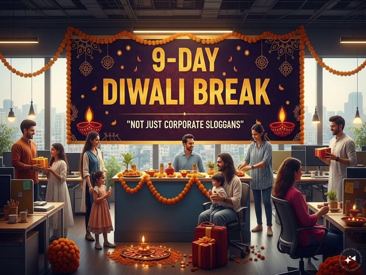 दिल्ली की कंपनी ने कर्मचारियों को 9 दिन का दिया दिवाली ब्रेक, वर्क-लाइफ बैलेंस को किया प्रमोट