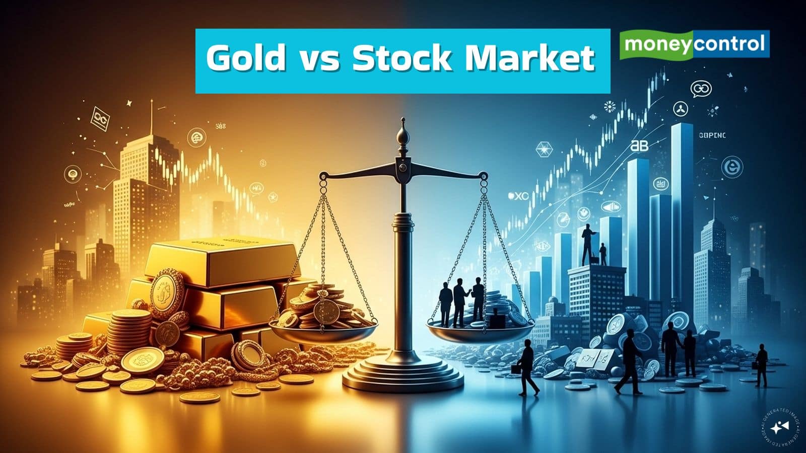 Gold VS stock market (2)
