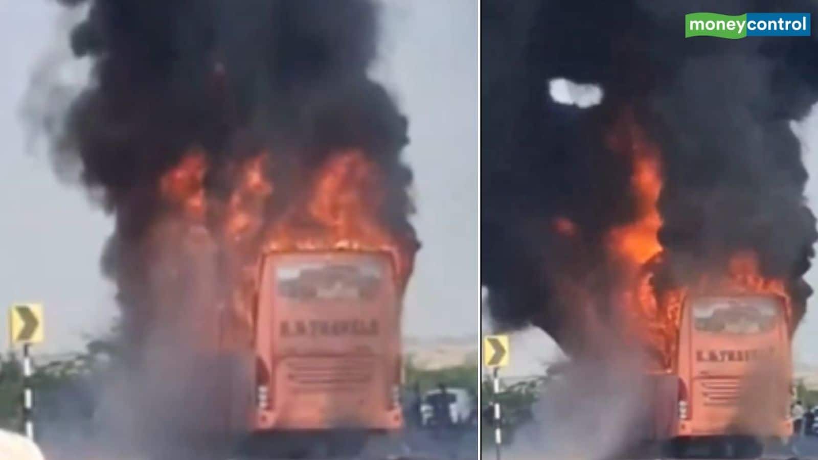 Jaisalmer fire: राजस्थान के जैसलमेर में चलती बस में लगी भीषण आग! 20 यात्री जिंदा जले, 15 लोग गंभीर रूस से झुलसे