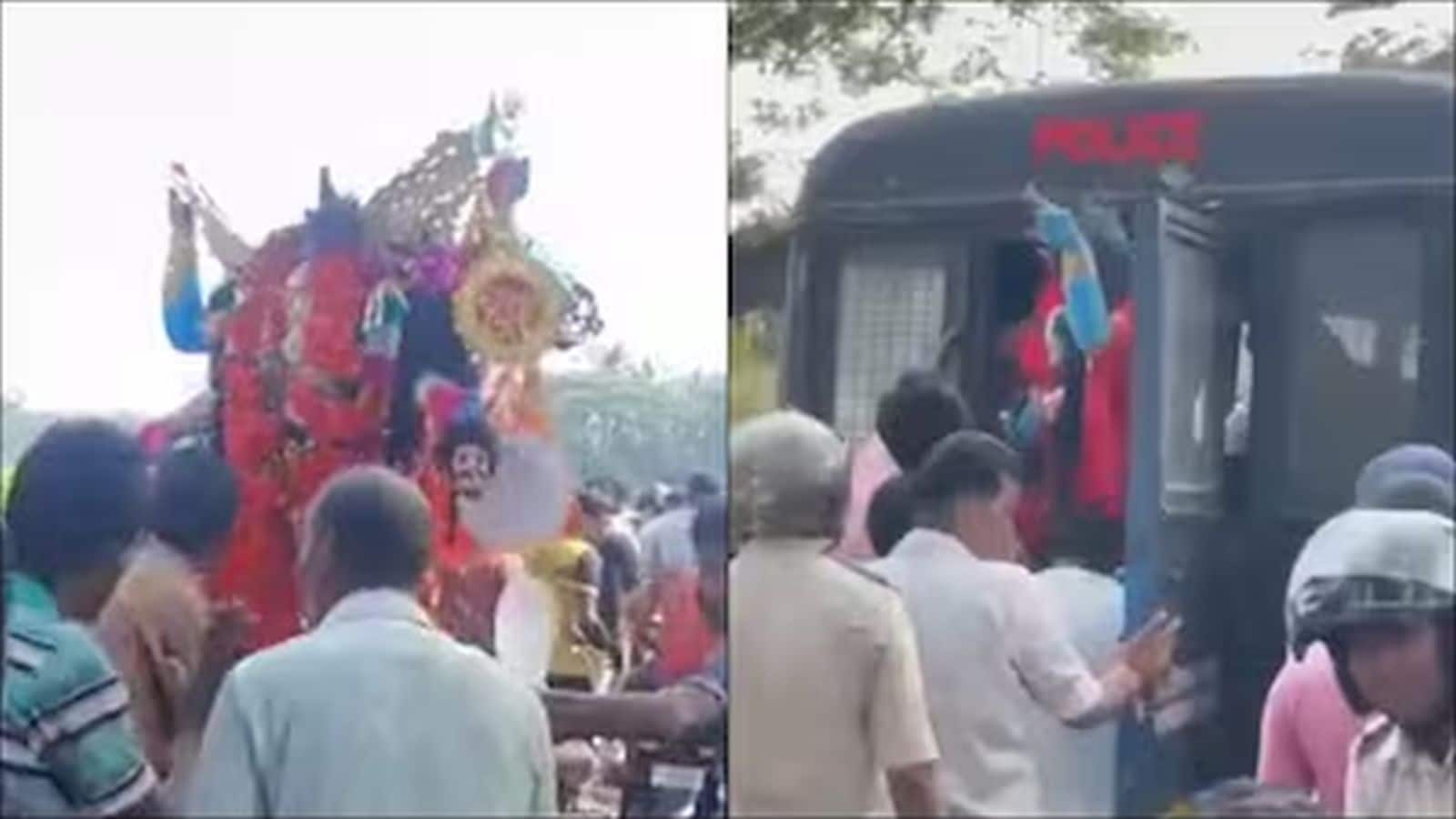 'हिंदू आस्था का अपमान'; बंगाल में मां काली की क्षतिग्रस्त मूर्ति को लेकर राजनीतिक घमासान! पुलिस वैन में ले जाने पर भड़की BJP