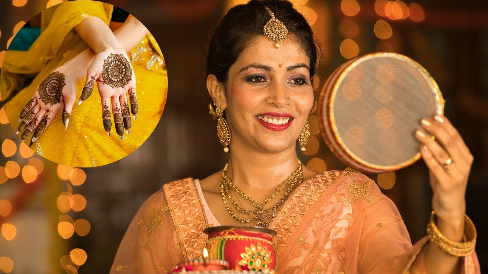 Karwa Chauth 2025:  करवा चौथ पर इन यूनिक मेहंदी डिजाइन से खिल उठेगा आपका हाथ, जरूर करें ट्राई