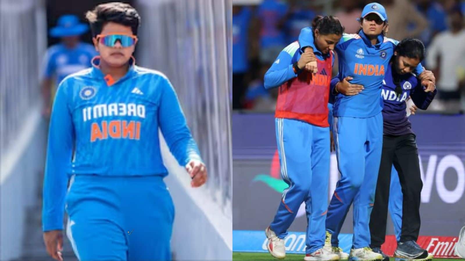 IND W vs AUS W: ऑस्ट्रेलिया के खिलाफ टीम इंडिया में इस धाकड़ खिलाड़ी की हुई एंट्री, सेमीफाइनल में प्रतिका रावल को करेंगी रिप्लेस IND W vs AUS W: ऑस्ट्रेलिया के खिलाफ टीम इंडिया में इस धाकड़ खिलाड़ी की हुई एंट्री, सेमीफाइनल में प्रतिका रावल को करेंगी रिप्लेस