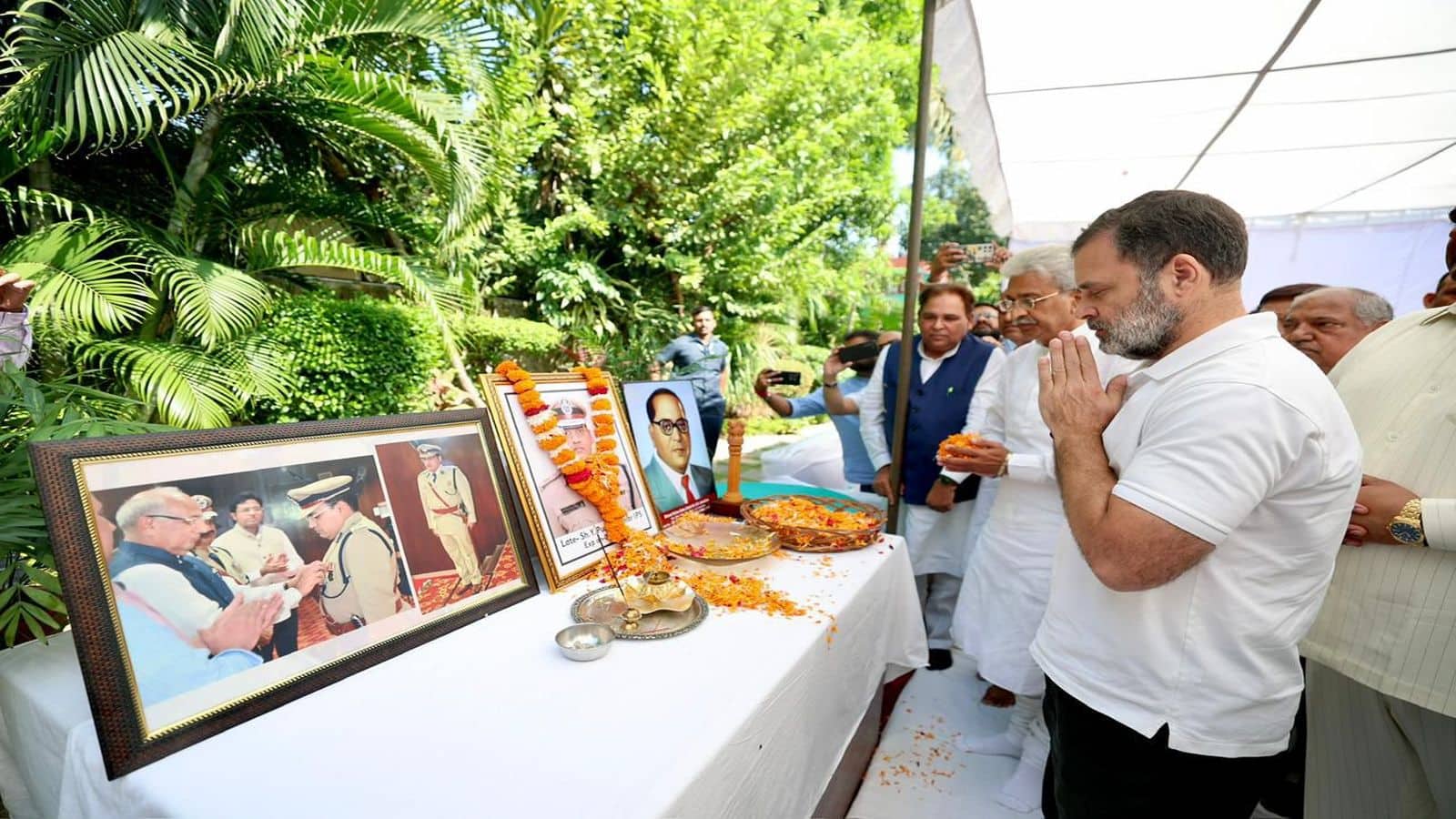 Haryana IPS Suicide Case: राहुल गांधी ने आईपीएस पूरन कुमार के परिवार से की मुलाकात, चिराग पासवान भी पहुंचे