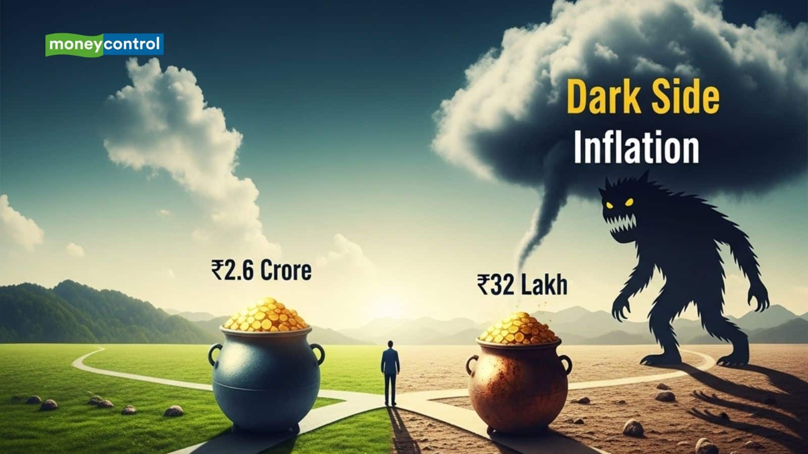 ₹10000 की SIP के ₹2.6 करोड़ आपको नहीं पाएंगे अमीर, सिर्फ ₹32 लाख रह जाएगी वैल्यू; जानिए पूरा सच ₹10000 की SIP के ₹2.6 करोड़ आपको नहीं पाएंगे अमीर, सिर्फ ₹32 लाख रह जाएगी वैल्यू; जानिए पूरा सच