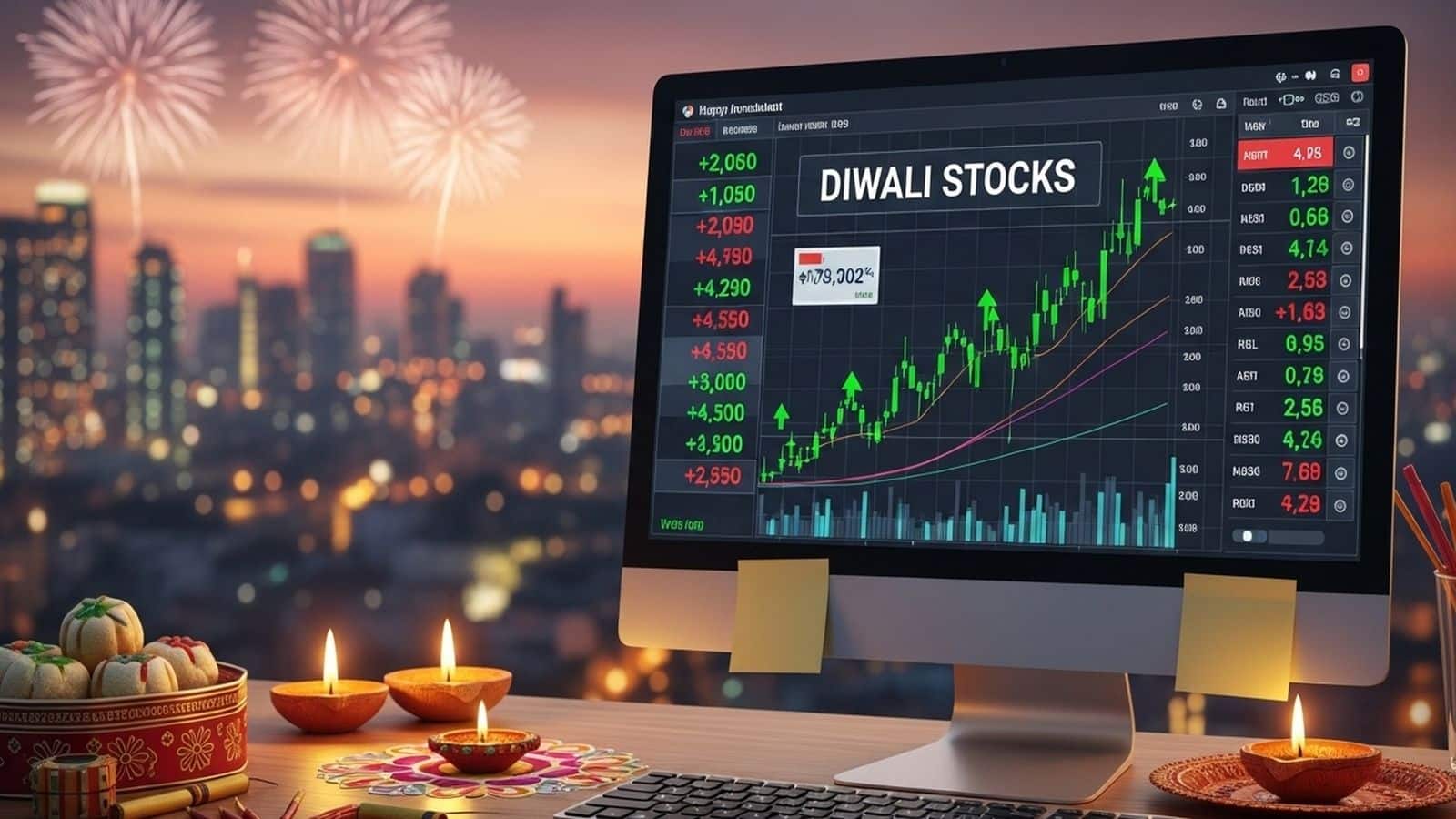 Diwali Stocks: इस दिवाली इन 12 शेयरों पर बरसेगी लक्ष्मी, एक्सिस डायरेक्ट ने 56% तक मुनाफे के लिए लगाया दांव Diwali Stocks: इस दिवाली इन 12 शेयरों पर बरसेगी लक्ष्मी, एक्सिस डायरेक्ट ने 56% तक मुनाफे के लिए लगाया दांव