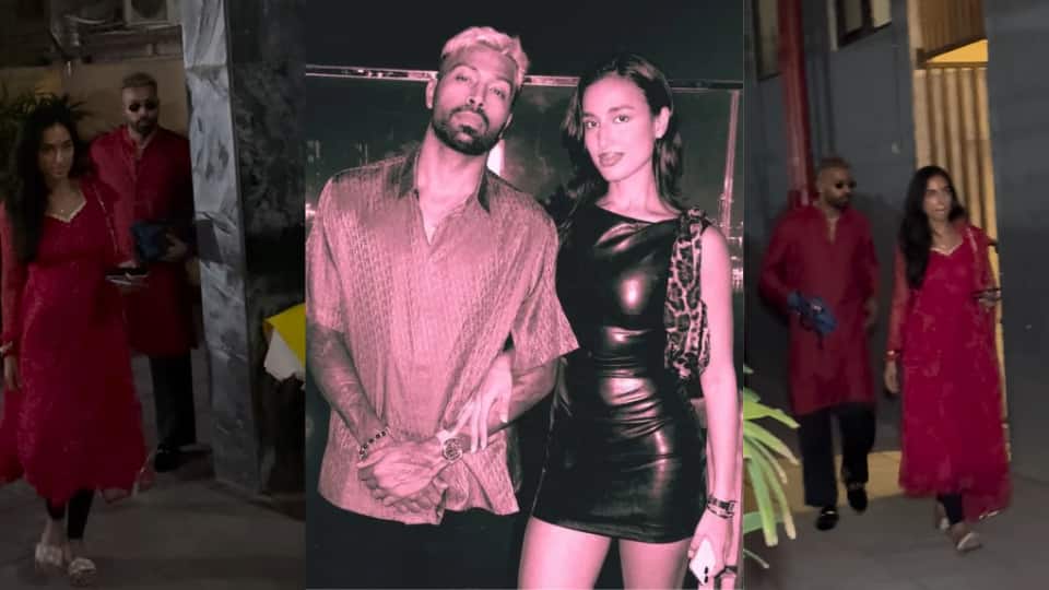 Hardik Pandya: हार्दिक पांड्या ने गर्लफ्रेंड माहिका शर्मा के साथ सेलिब्रेट की दीवाली, लाल आउटफिट में दोनों ने की परफेक्ट ट्विनिंग