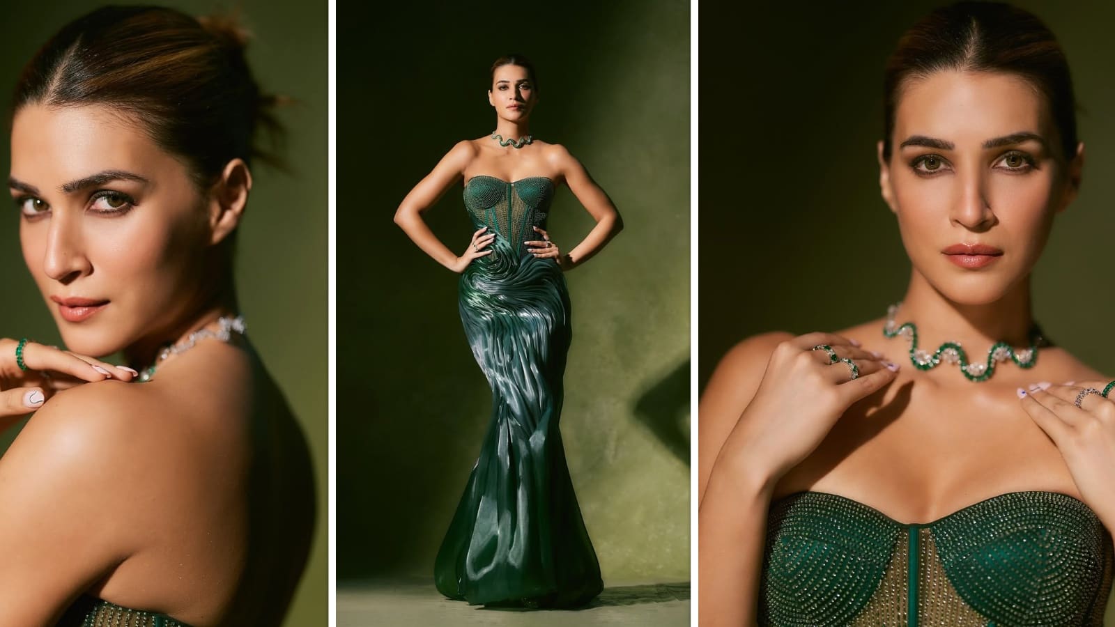 Kriti Sanon: ग्रीन बॉडी कॉन गाउन में कृति सेनन का दिखा ग्लैमरस अंदाज, फैंस हुए फिदा Kriti Sanon: ग्रीन बॉडी कॉन गाउन में कृति सेनन का दिखा ग्लैमरस अंदाज, फैंस हुए फिदा
