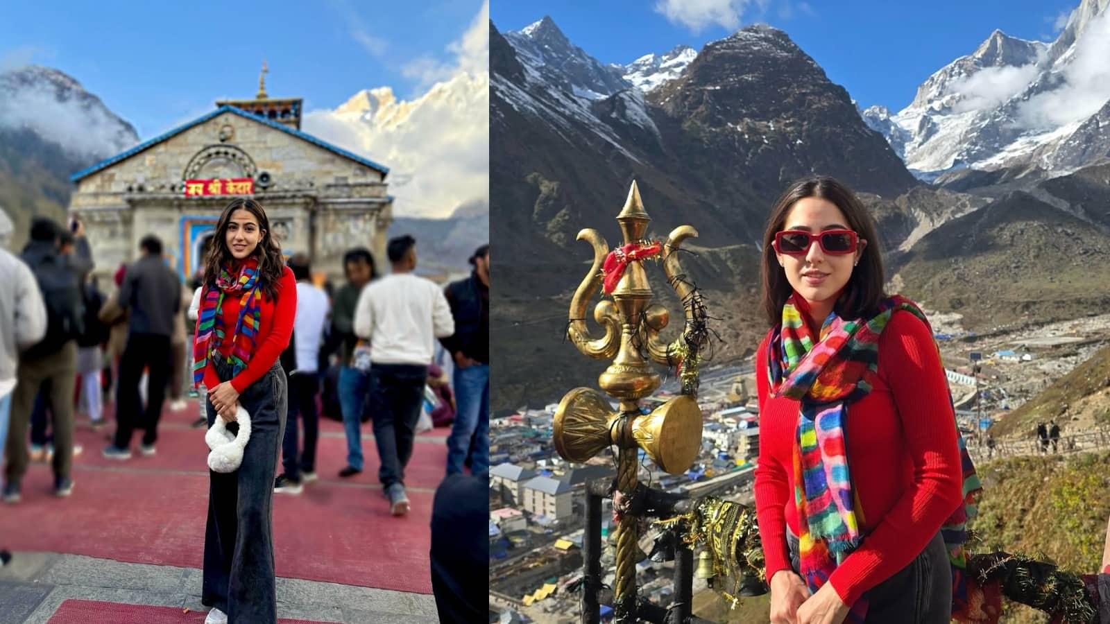 Sara Ali Khan: पट बंद होने से पहले केदारनाथ के दर्शन करने पहुंची सारा अली खान, फोटोज हुईं वायरल Sara Ali Khan: पट बंद होने से पहले केदारनाथ के दर्शन करने पहुंची सारा अली खान, फोटोज हुईं वायरल