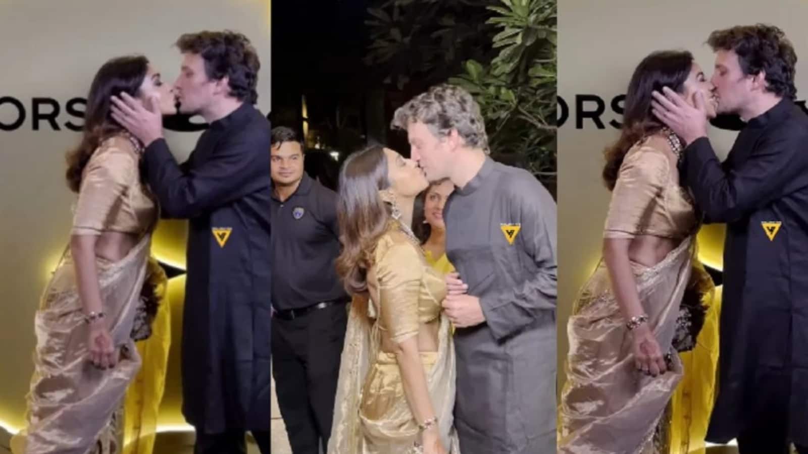 Shriya Saran Lip Lock: रमेश तौरानी की दिवाली पार्टी में पति संग पहुंची श्रिया सरन, खुलेआम पति संग किया लिप लॉक