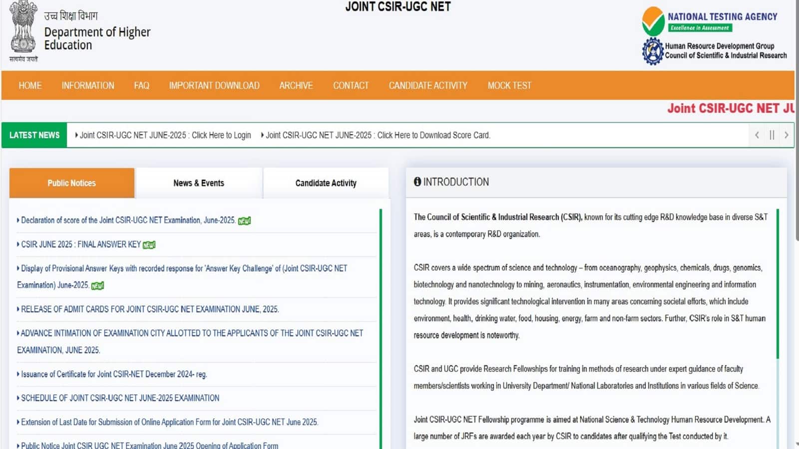 CSIR UGC NET December 2025: सीएसआईआर यूजीसी नेट दिसंबर 2025 के फॉर्म भरने की लास्ट डेट कल, अभी करें आवेदन