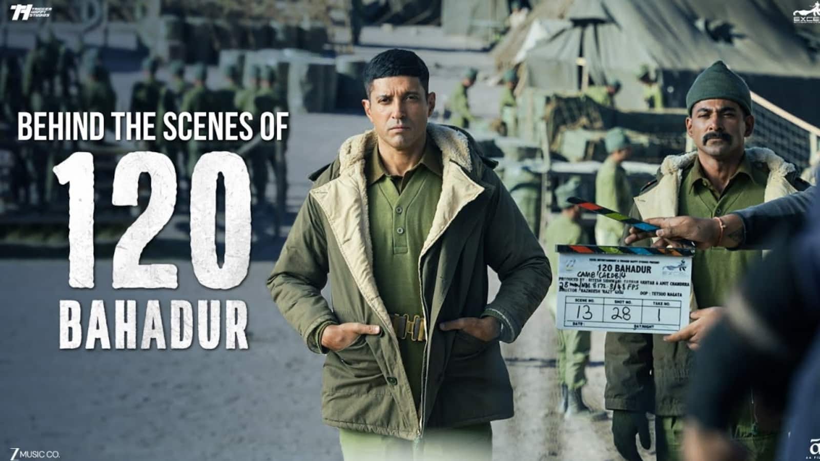 120 Bahadur BTS Videos: लेह के पहाड़ों और सर्द मौसम..., 120 बहादुर की शूटिंग का BTS देख फैंस के खड़े हुए रोंगटे 120 Bahadur BTS Videos: लेह के पहाड़ों और सर्द मौसम..., 120 बहादुर की शूटिंग का BTS देख फैंस के खड़े हुए रोंगटे