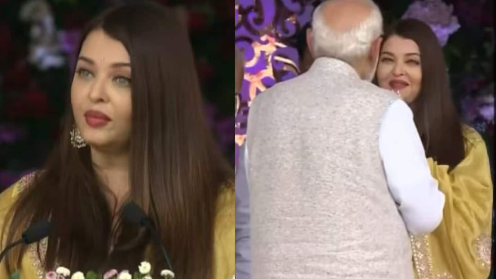 Aishwarya Rai: ऐश्वर्या राय ने छुए  PM मोदी के पैर, एक्ट्रेस की स्पीच ने जीता सबका दिल
